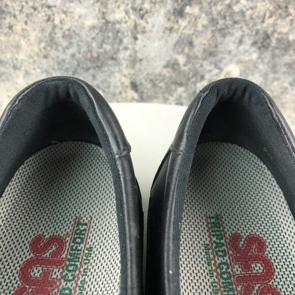 SAS Women's Size 9.5M Roamer Black Leather Mary Jane Hook & Loop Comfort Shoes - Picture 4 of 16